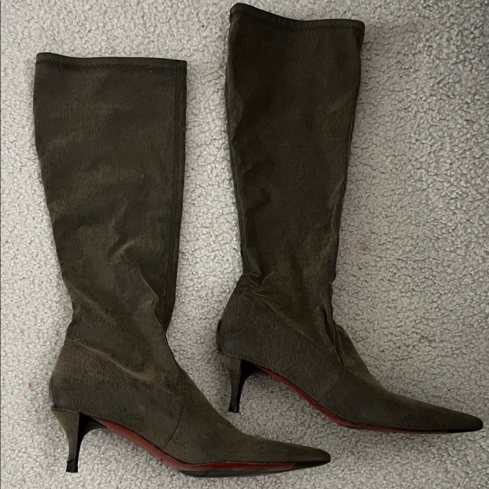 Donald J. Pliner Olive Heeled Boots